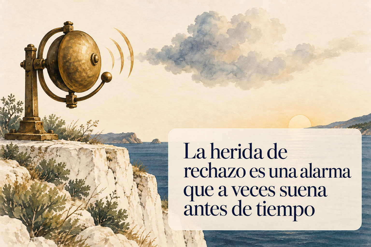 Campana junto al mar: La herida de rechazo es una alarma que a veces suena antes de tiempo